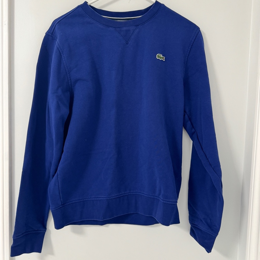 Lacoste Blue Crewneck Sweater